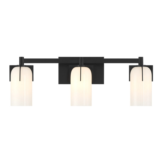 Bathroom Fixtures Three Lights by Savoy House ( 51 | 8-4128-3-BK Caldwell ) 