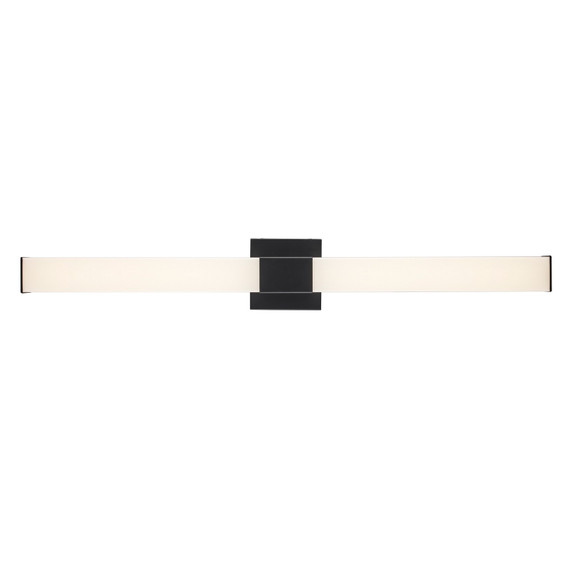 Bathroom Fixtures Cylindrical / Linear by Trans Globe Imports ( 110 | LED-22446 BK Saavy ) 
