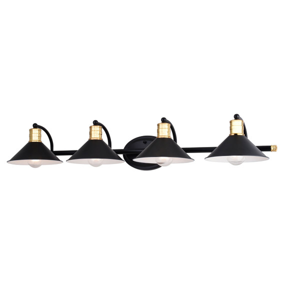 Bathroom Fixtures Four Lights by Vaxcel ( 63 | W0437 Akron ) 