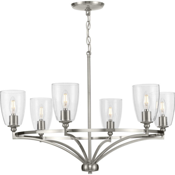 Mid. Chandeliers Glass Up by Progress Lighting ( 54 | P400297-009 Parkhurst ) 