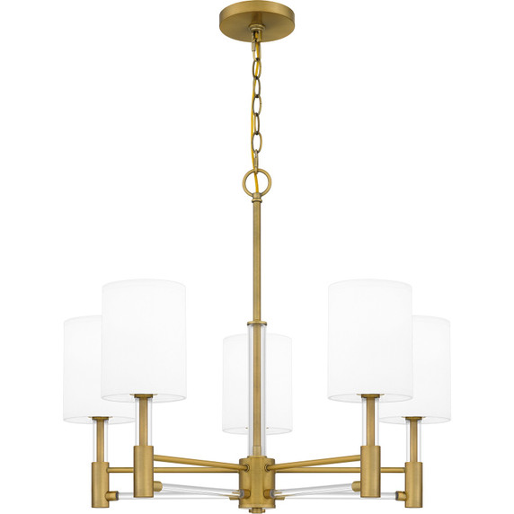 Mid. Chandeliers Drum Shade by Quoizel ( 10 | GCN5026AB Gretchen ) 