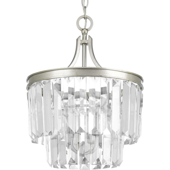 Semi-Flush Mts. Drum Shade by Progress Lighting ( 54 | P2325-134 Glimmer ) 