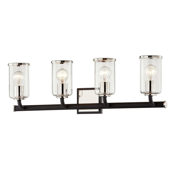 Bathroom Fixtures Four Lights by Troy Lighting ( 67 | B7684-TBK/PN Aeon ) 