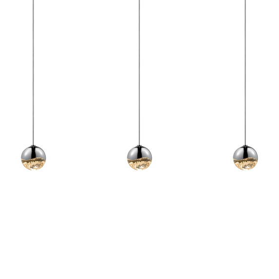 Linear/Island 3 Light Bar by Sonneman ( 69 | 2920.01-SML Grapes ) 
