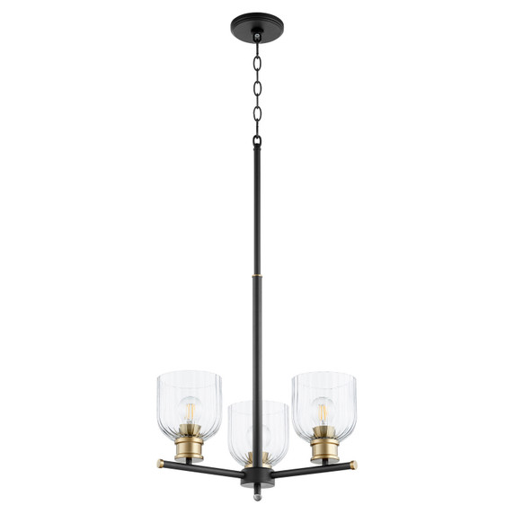 Mini Chandeliers Glass Shade by Quorum ( 19 | 610-3-6980 Monarch ) 