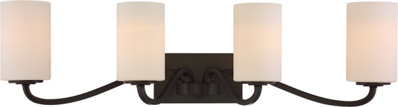 Bathroom Fixtures Four Lights by Nuvo Lighting ( 72 | 60-5971 Willow ) 