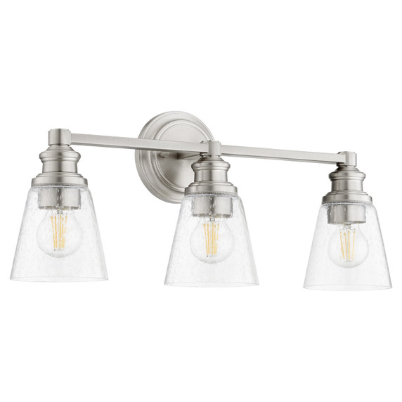 Bathroom Fixtures Three Lights by Quorum ( 19 | 509-3-65 Dunbar ) 