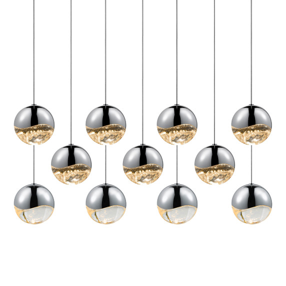 Linear/Island 4 Light + by Sonneman ( 69 | 2922.01-LRG Grapes ) 
