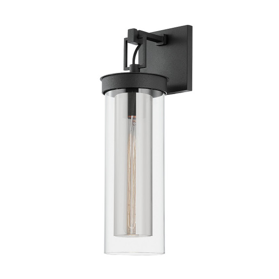 Sconces Single Glass by Troy Lighting ( 67 | B8215-TBK Pira ) 