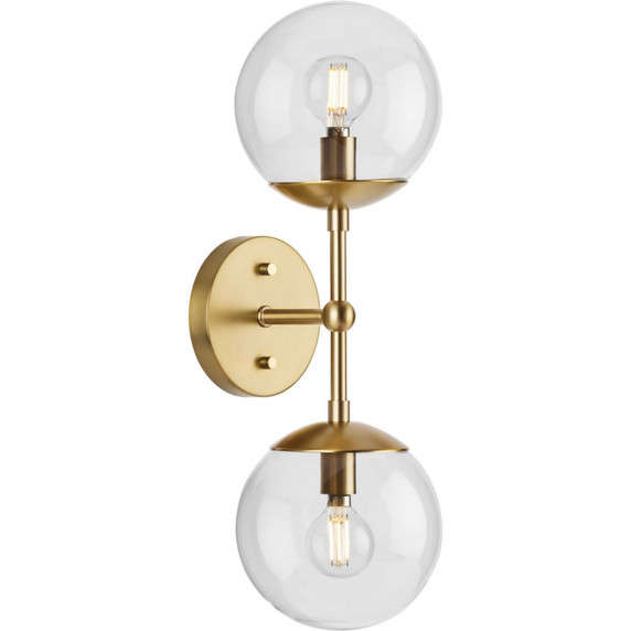 Sconces Double Glass by Progress Lighting ( 54 | P710114-109 Atwell ) 
