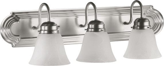 Bathroom Fixtures Three Lights by Quorum ( 19 | 5094-3-165 5094 Vanities ) 