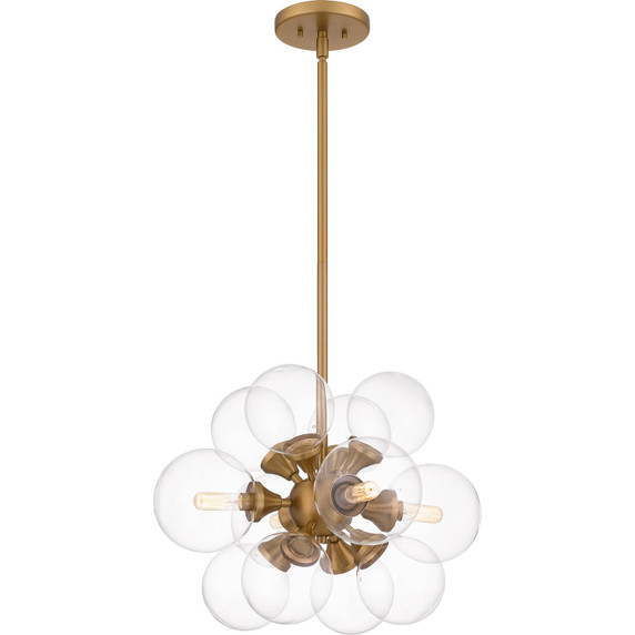 Mini Chandeliers Starburst by Quoizel ( 10 | GLI2820BWS Glinda ) 