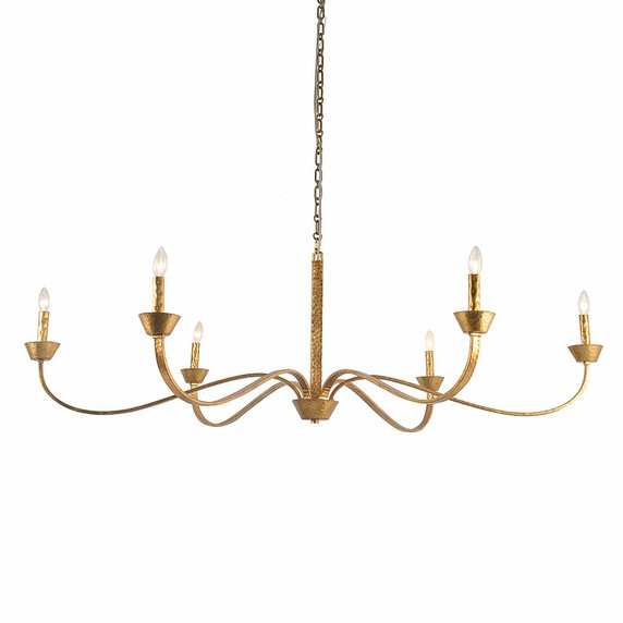 Large Chandeliers Candle by Terracotta Designs ( 374 | H20105-6GD Sabine ) 