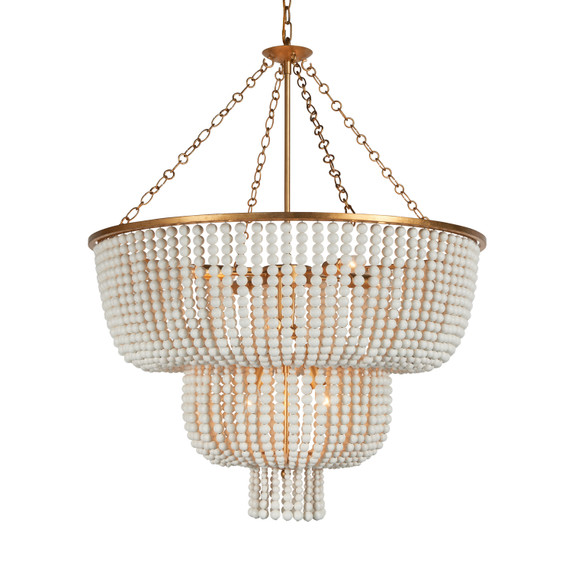 Mid. Chandeliers Empire/Basket by Terracotta Designs ( 374 | H21103T-8GL Campana ) 