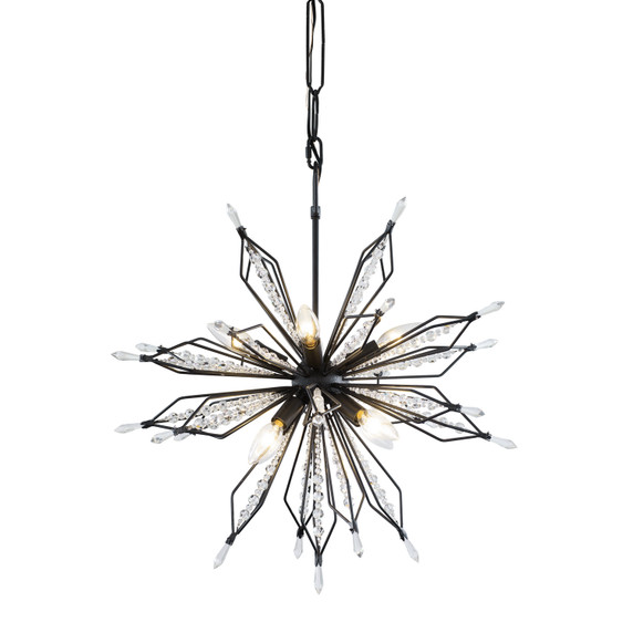 Mid. Chandeliers Starburst by Varaluz ( 137 | 311P08CB Orbital ) 