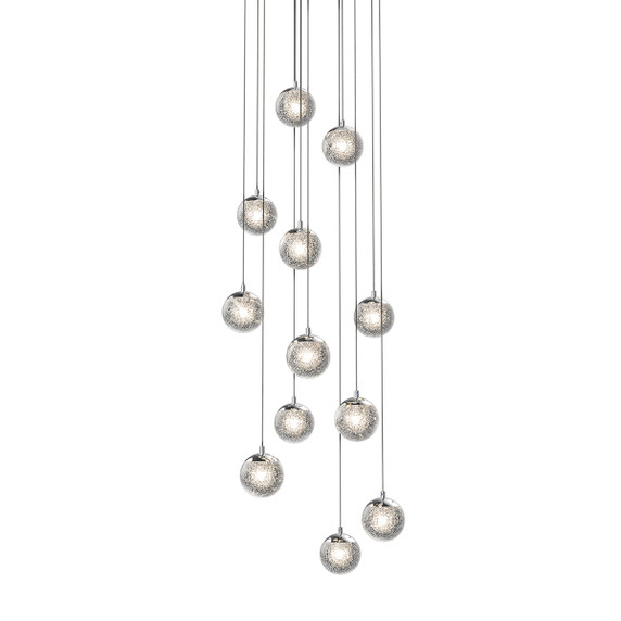 Pendants Multi-port/Cascade by Sonneman ( 69 | 2965.01 Champagne Bubbles ) 