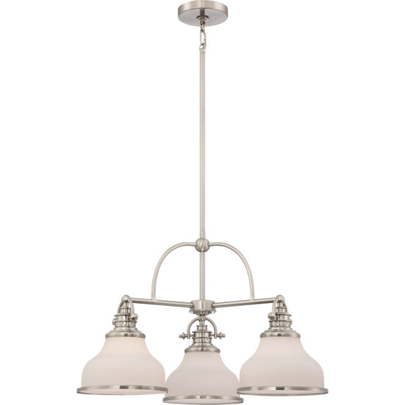 Mid. Chandeliers Glass Down by Quoizel ( 10 | GRT5103BN Grant ) 