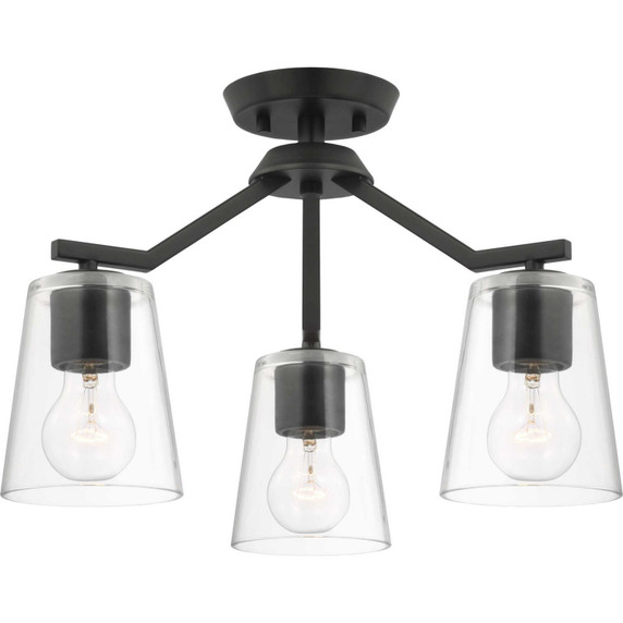 Semi-Flush Mts. Glass Down by Progress Lighting ( 54 | P400340-31M Vertex ) 