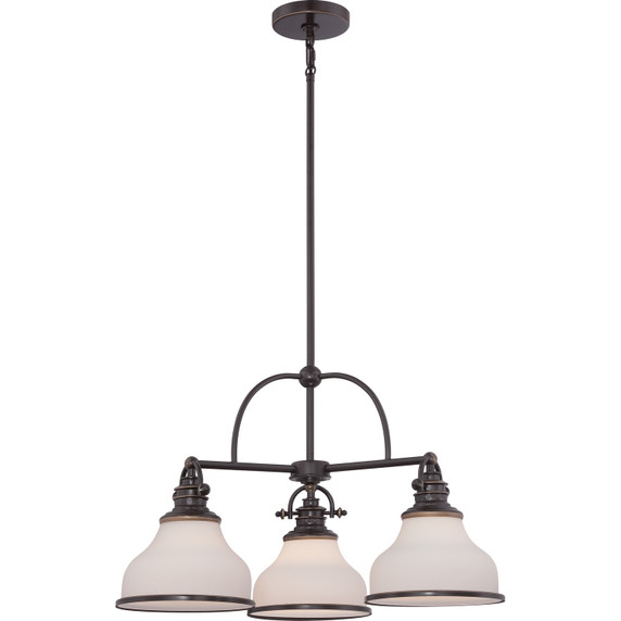 Mid. Chandeliers Glass Down by Quoizel ( 10 | GRT5103PN Grant ) 