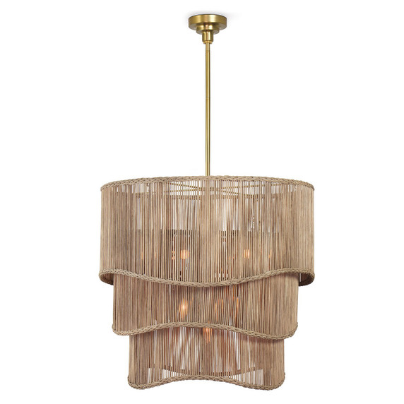Mid. Chandeliers Drum Shade by Regina Andrew ( 400 | 16-1402NAT Nimes ) 