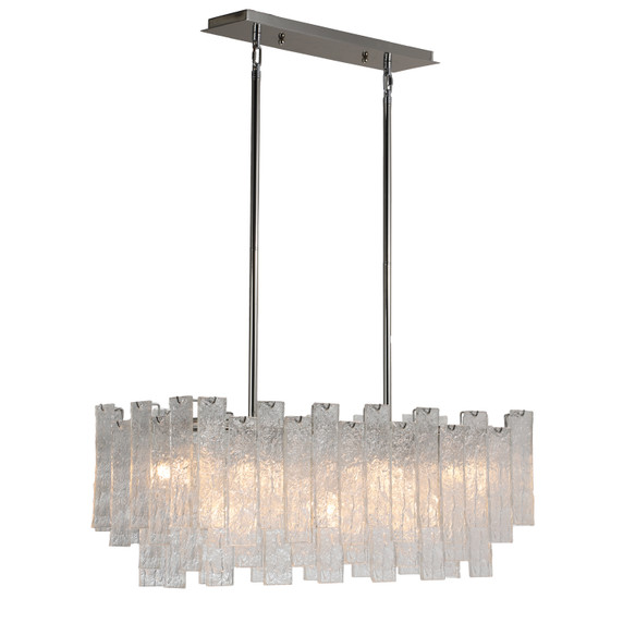 Linear/Island 4 Light + by Terracotta Designs ( 374 | H21107-5PN Flavia ) 