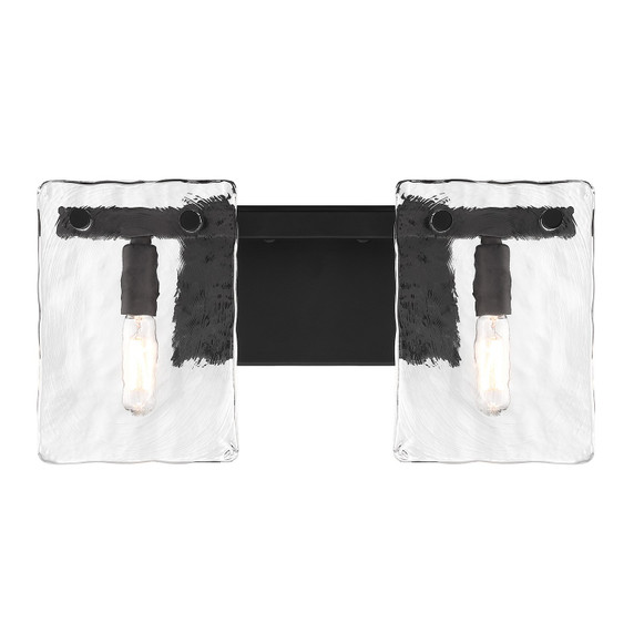 Bathroom Fixtures Two Lights by Savoy House ( 51 | 8-8204-2-BK Genry ) 