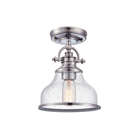 Semi-Flush Mts. Glass Down by Quoizel ( 10 | GRTS1708BN Grant ) 