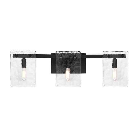 Bathroom Fixtures Three Lights by Savoy House ( 51 | 8-8204-3-BK Genry ) 