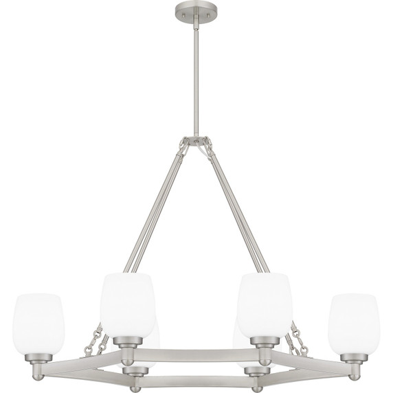 Mid. Chandeliers Glass Up by Quoizel ( 10 | PNG638BN Penning ) 