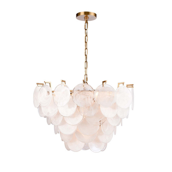 Mid. Chandeliers Empire/Basket by Terracotta Designs ( 374 | H21123-9BR Jacobella ) 