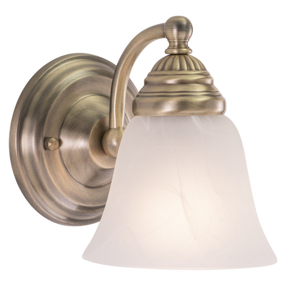 Sconces Single Glass by Vaxcel ( 63 | WL35121A Standford ) 