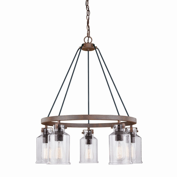 Mid. Chandeliers Glass Down by Vaxcel ( 63 | H0198 Milone ) 