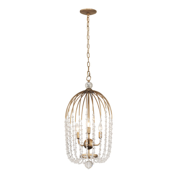 Mini Chandeliers Empire/Basket by Varaluz ( 137 | 343F03HG Voliere ) 