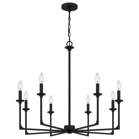 Large Chandeliers Candle by Quoizel ( 10 | PRC5032MBK Prescott ) 