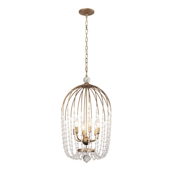 Mini Chandeliers Candle by Varaluz ( 137 | 343F06HG Voliere ) 