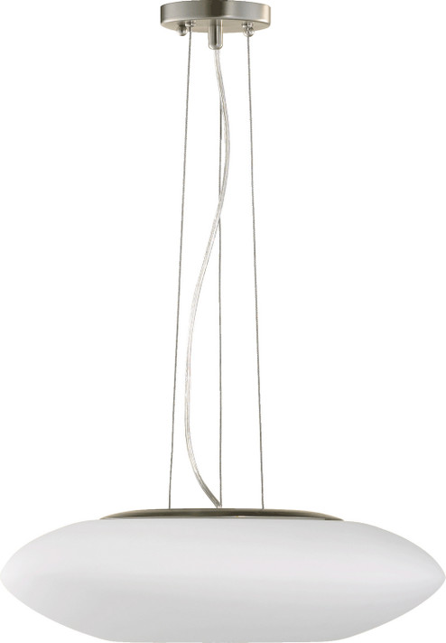 Pendants Glass Down by Quorum ( 19 | 808-65 Pendants Satin Nickel ) 
