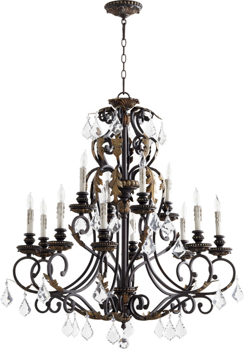 Large Chandeliers Candle by Quorum ( 19 | 6157-12-44 Rio Salado ) 
