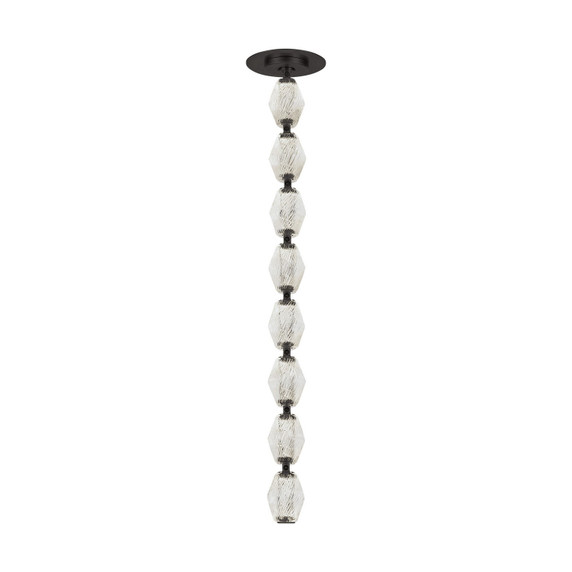 Mini Pendants Glass Down by Visual Comfort Modern ( 182 | 700CLR24BZ-LED927R Collier ) 