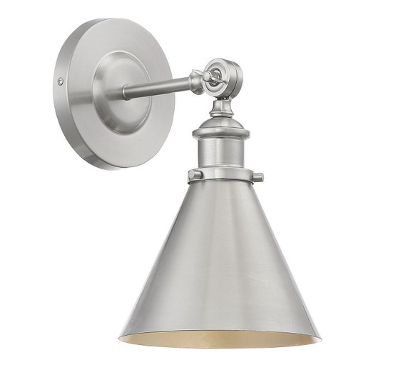 Sconces Directional/Cylinder by Savoy House ( 51 | 9-0901-1-SN Glenn ) 