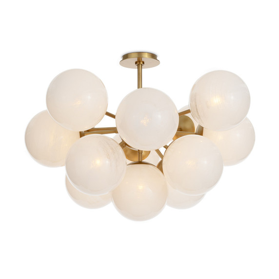 Mid. Chandeliers Glass Down by Regina Andrew ( 400 | 16-1475NB-SRL Shine ) 