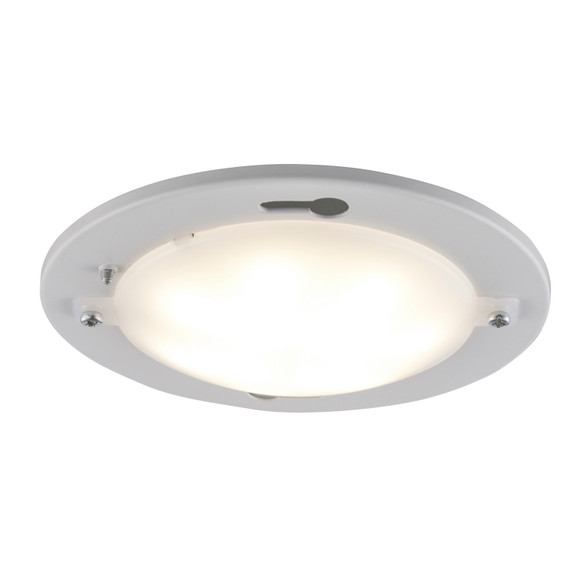 Flush Mounts Slimline/Low Profile by Trans Globe Imports ( 110 | LED-K425 WH Barrons ) 