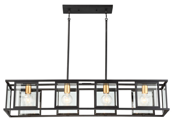 Linear/Island 4 Light + by Nuvo Lighting ( 72 | 60-6417 Payne ) 