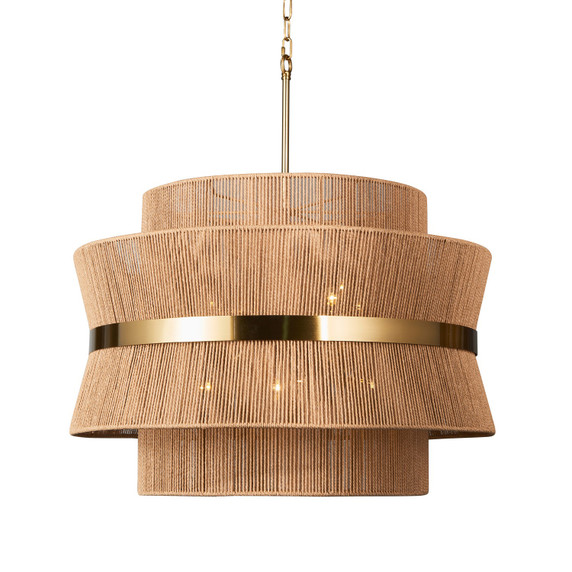 Mid. Chandeliers Drum Shade by Terracotta Designs ( 374 | H25102-8N Soleil ) 