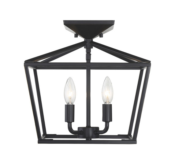 Semi-Flush Mts. Cage by Savoy House ( 51 | 6-328-4-44 Townsend ) 