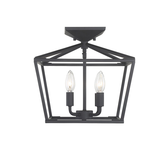 Semi-Flush Mts. Cage by Savoy House ( 51 | 6-328-4-89 Townsend ) 