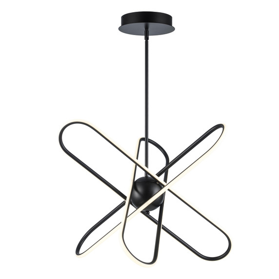 Mid. Chandeliers Starburst by Trans Globe Imports ( 110 | MDN-1587 BK Nightingale ) 