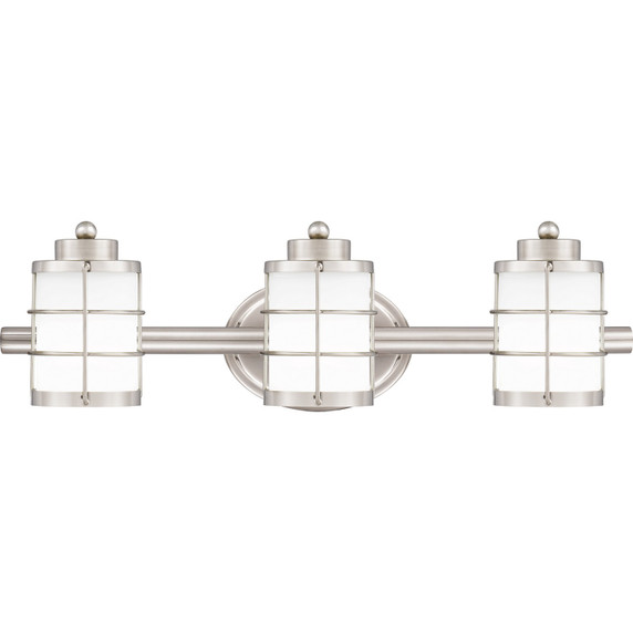 Bathroom Fixtures Three Lights by Quoizel ( 10 | HZT8623BN Hazlett ) 