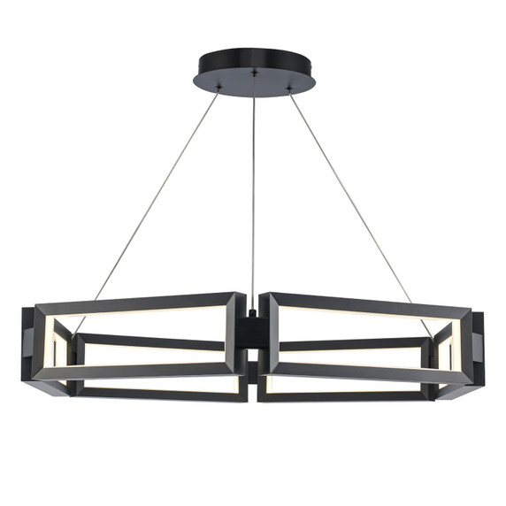 Mid. Chandeliers Ring/Halo by Trans Globe Imports ( 110 | MDN-1590 BK Mythos ) 