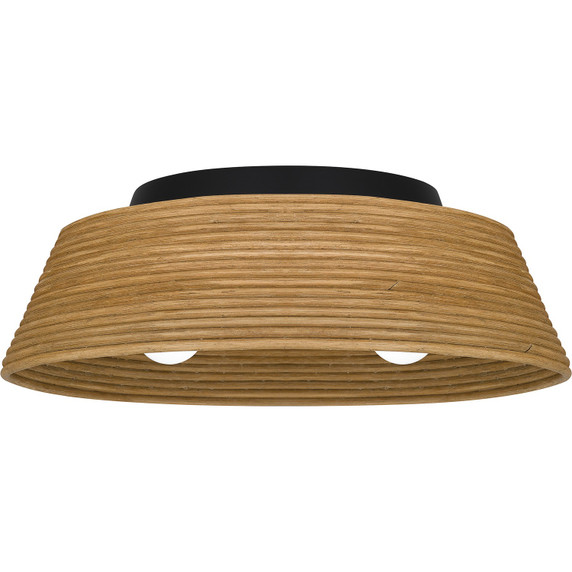 Flush Mounts Exposed Lamps by Quoizel ( 10 | QFL6167MBK Quoizel Flush Mount ) 