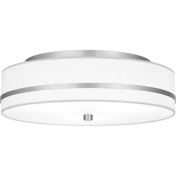 Flush Mounts Drum Shade by Quoizel ( 10 | QFL6180BN Quoizel Flush Mount ) 